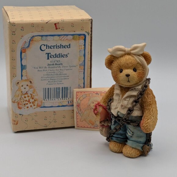 Cherished Teddies Jacob Bearly You Will Be Haunted By Three Spirits (614785) '94 - Picture 2 of 9